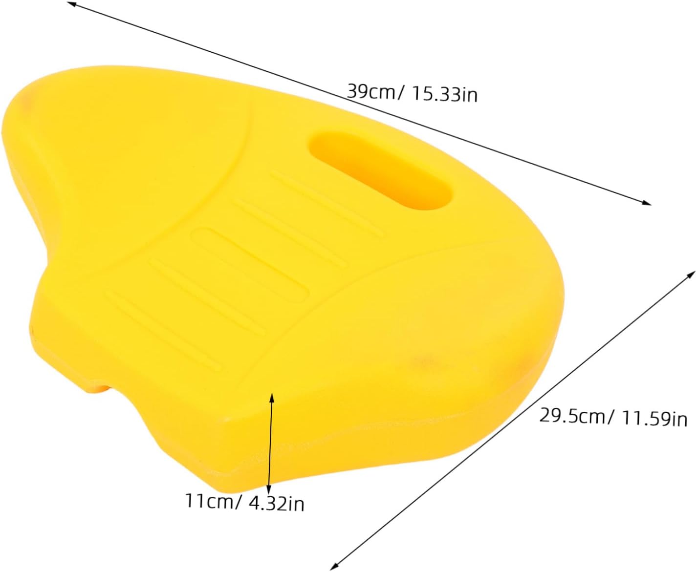 SUPVOX Ergonomic Outdoor Seesaw Seat Replacement for Boy Girl Sturdy Plastic Fitness Seat Pad for Playground Equipment Easy Installation Accessories for Parks Backyards