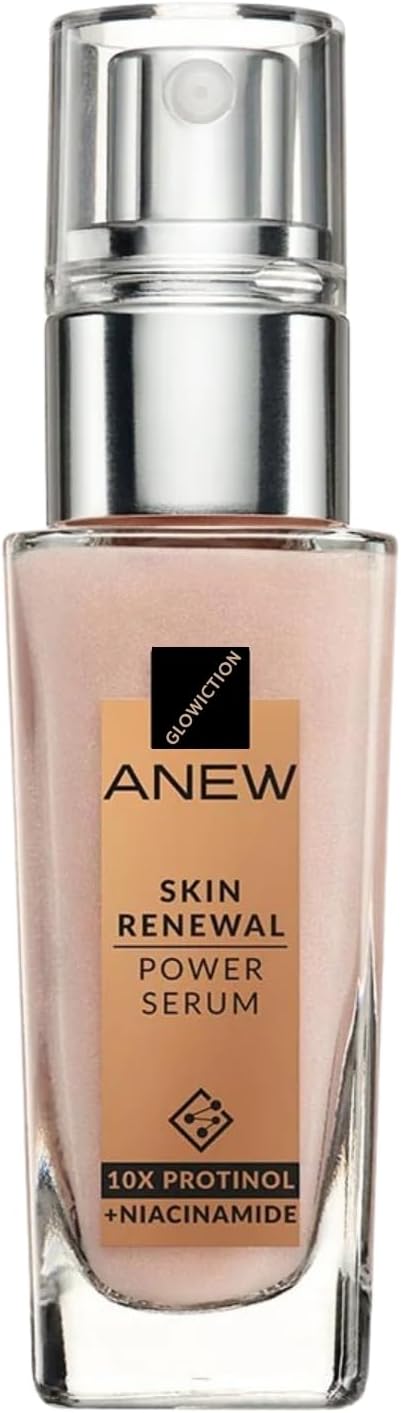 Anew Skin Renewal Power Serum - Dual-Collagen Boost, Protinol Technology, 30ml Powerful Results in 7 Days. Smoothes Skin, Reduces Pores and Minimises Lines for Firmer, Stronger,