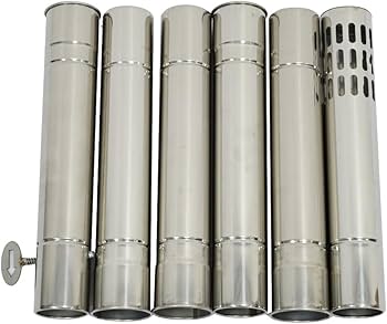 Amazon | TOMOUNT 直径6cmの煙突6本 薪ストーブ FP mini 専用煙突