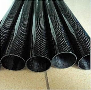 Firgelli Automations 3K Roll-Wrapped Carbon Fibre Round Tube - Plain Weaving/OD: 11~30mm - OD: 25mm / ID: 23mm