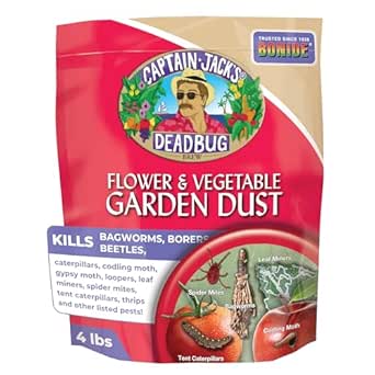 Bonide Captain Jack's Deadbug Brew Flower &amp; Vegetable Garden Dust, 4 lb. Ready-to-Use Dust For Organic Gardening
