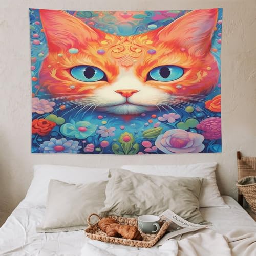 Tenture murale tigre PAZZK | Idée cadeau décoration originale - 6