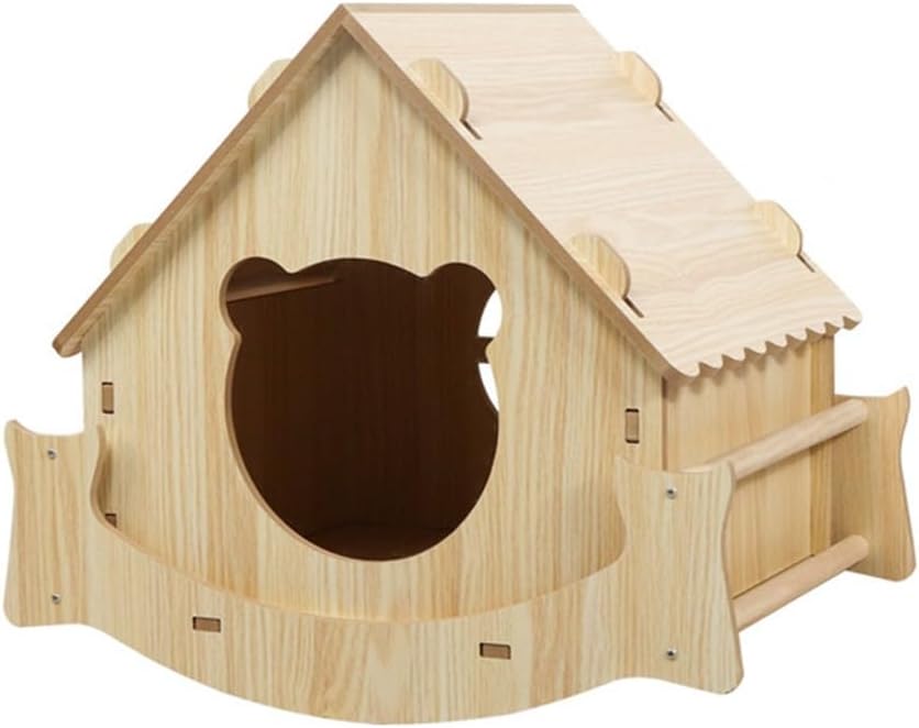 木製猫用ベッド 吊り下げ式 ペット用ロッキングベッドキャットハンモック 2段 猫 ハンモック 揺れる ブランコ 付き 木製 キャット 2-in-1  ペットスイングチェアハンモック、小型〜中型の猫または小型犬を収容 | 組み立てが簡単 | 木造建築 | 猫のおもちゃ 猫ハンモック 猫 ... 猫用棚、 木製ペット猫スイングベッド、屋内吊り下げ式および床置き式多機能猫ハンモックペット家具