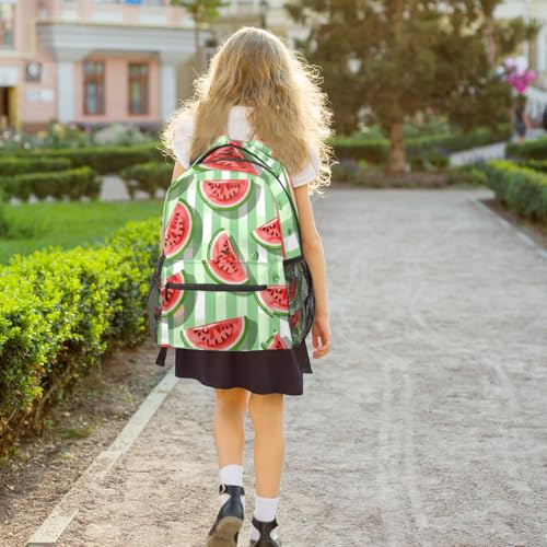 Mochila para portátil de gran capacidad diseño sandía ligera con tirantes acolchados 6