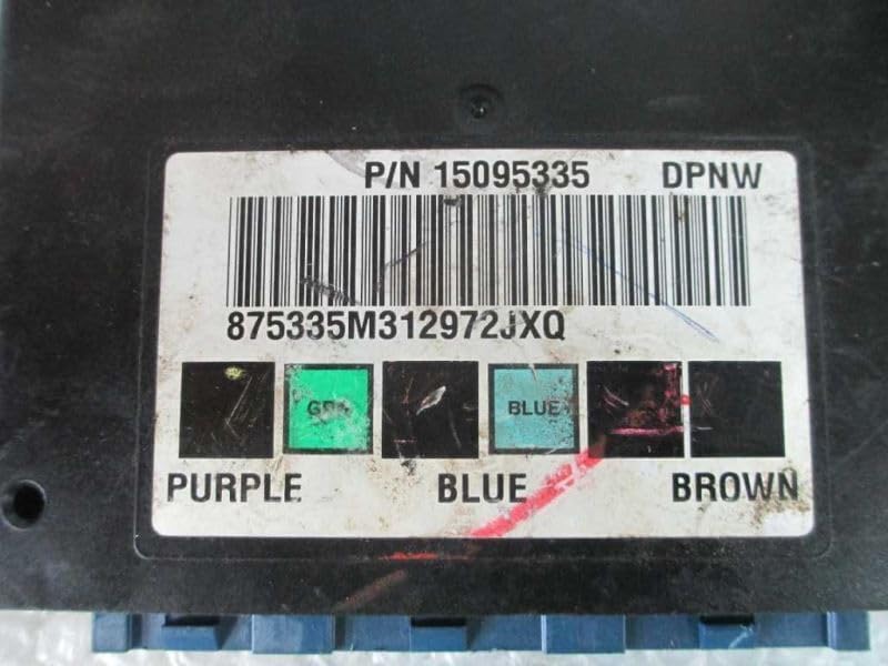 Body Control Module BCM 4WD Fits 02 Escalade Tahoe Avalanche 1500 15095335