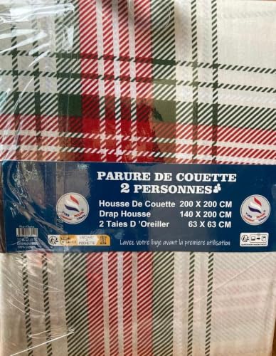 Housse de couette pour lit double ambiance cosy multicolore - 3