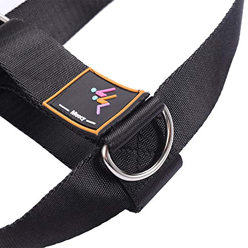 Moocy Profession 2 Pack All-Legs 4 Ring Ankle Strap For Cable Machine， Glute Kickback Ankle Strap Great For Booty Butt Workout，Cable Machine Foot Strap #TOP7