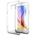 Galaxy S6 Case, Enther [Ultimate Cushion]Slim Scratch / Dust Proof Hybrid Transparent Clear Case with Shock Absorb Trim Bumper - Authentic Retail Packaging - for Samsung Galaxy S6