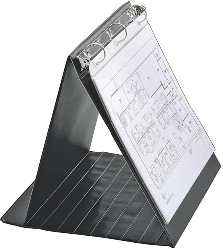 Miniatura 9 de Cardinal Carpeta de anillos de caballete horizontal 1 pulgada 11 x 8 12 pulgadas negro 09260V3