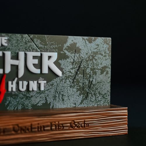 Neamedia The Character Company The Witcher 3: Wild Hunt - Lampe Officielle, Licence Officielle, Lampe LED d'ambiance de Salon ou de Bureau, Compatible Mobile, Xbox, PS5 et PC, Idée Cadeau – vue 4
