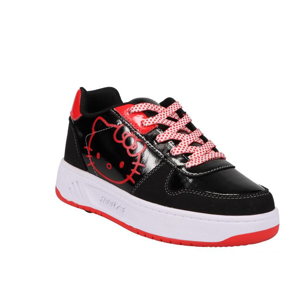 HEELYS Girl's Hello Kitty Kama (Little Kid/Big Kid/Adult) Black/Red 4 Big Kid (Women's 5) M
