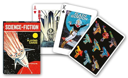 Piatnik 1659 "Ciencia Ficción Juego de Cartas (55-Piece)