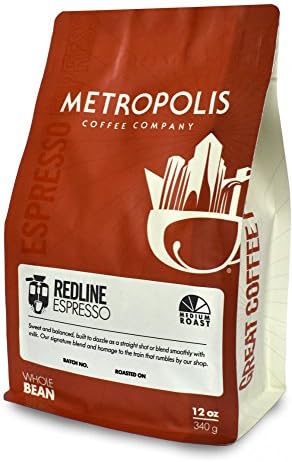 Metropolis Coffee Company - Redline Espresso - Medium Roast (Whole Bean, 12oz Bag)