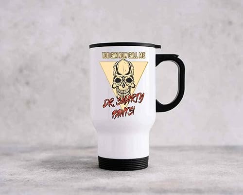 Miniatura 2 de Novelty Gift Unique Graduation Gift for Medical Student Friends, Fun Birthday Present for Sister - Dr Smarty Pants, 14 Oz White Stainless Steel