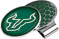 Vista 43 de LinksWalker Collegiate Team Golf Ball Marker with Magnetic Hat Clip Holder plateado