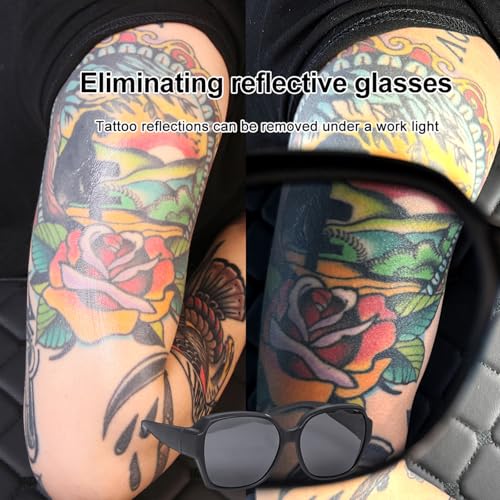 Image of Tattoo Light,Tattoo Supplies and Equipment,Polarized LED Tattoo Work Light,Video Lighting for Video Recording,144 Lighting Beads, can be Controlled by Remote Control