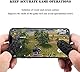 Newseego PUBG Mobile Game Finger Sleeve [6er Pack], Touch Screen Fingerhülse Atmungsaktiv Anti-Sweat-empfindliche Ziel- und Zieltasten für Überlebensregeln/Knives Out für Android & IOS - Schwarz