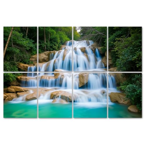 8 Pack Paneles Acústicos Decorativos con Imagen Self Adhesive para Estudios y Hogar 48"x32" miniatura 1