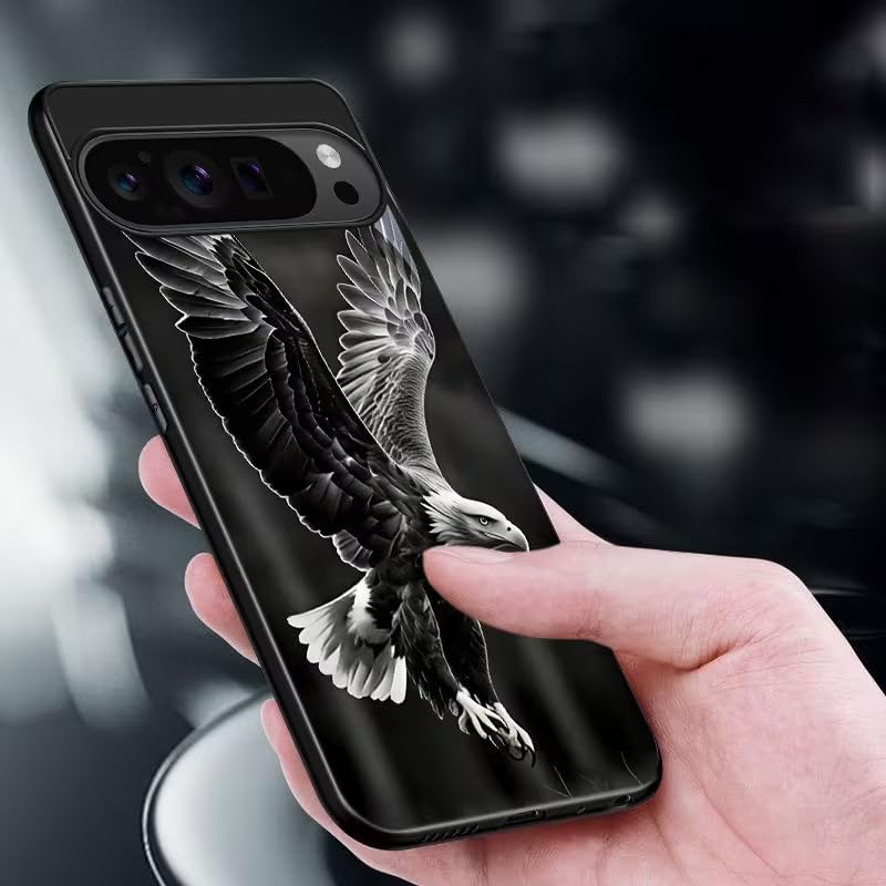Image of MILLION CASES Unchained Hunter Spectra Case for Google Pixel 8a, Google Pixel 8a Back Cover Case(2024) - PC | Midnight Black