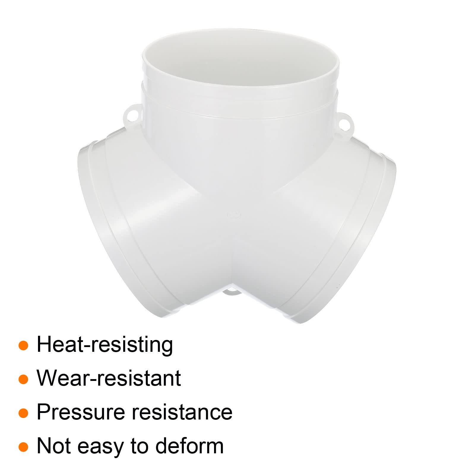 PATIKIL Répartiteur De Conduit 3 Voies De 10,2 Cm, Connecteur En T