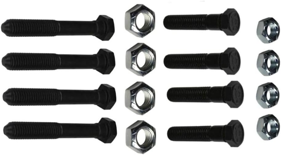 Upper and Lower Control Arm Bolt and Nut Set compatible with Chevy II 68 Omega 73-79 Ventura 71-77 Body