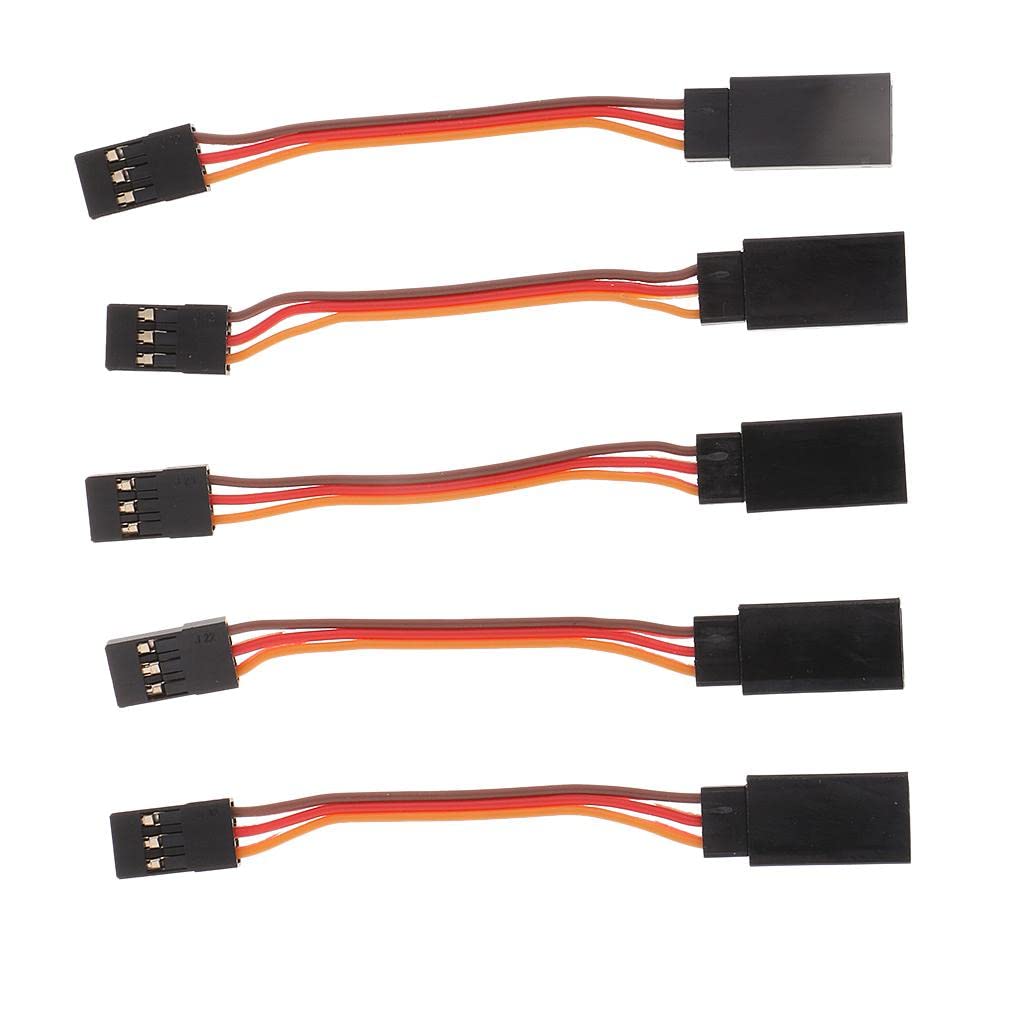 ATORSE 5Pcs Male to Female Servo Extension Lead Cable 3 Pin Futaba Jr Connector 50Mm-image-47