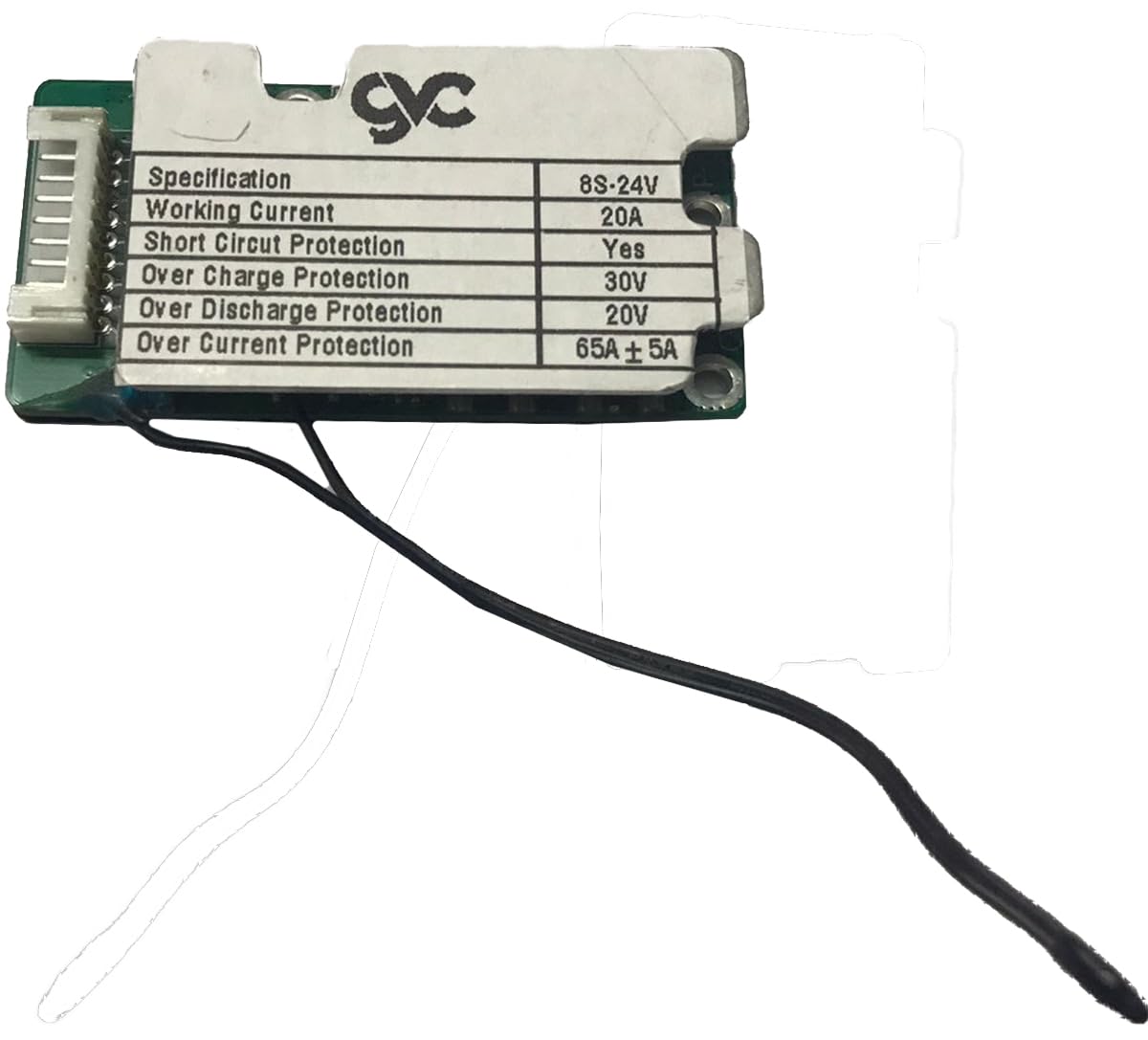 GVC 8S 20A AdvanceBattery Management System with Temperature Sensor for LFP Battery Pack