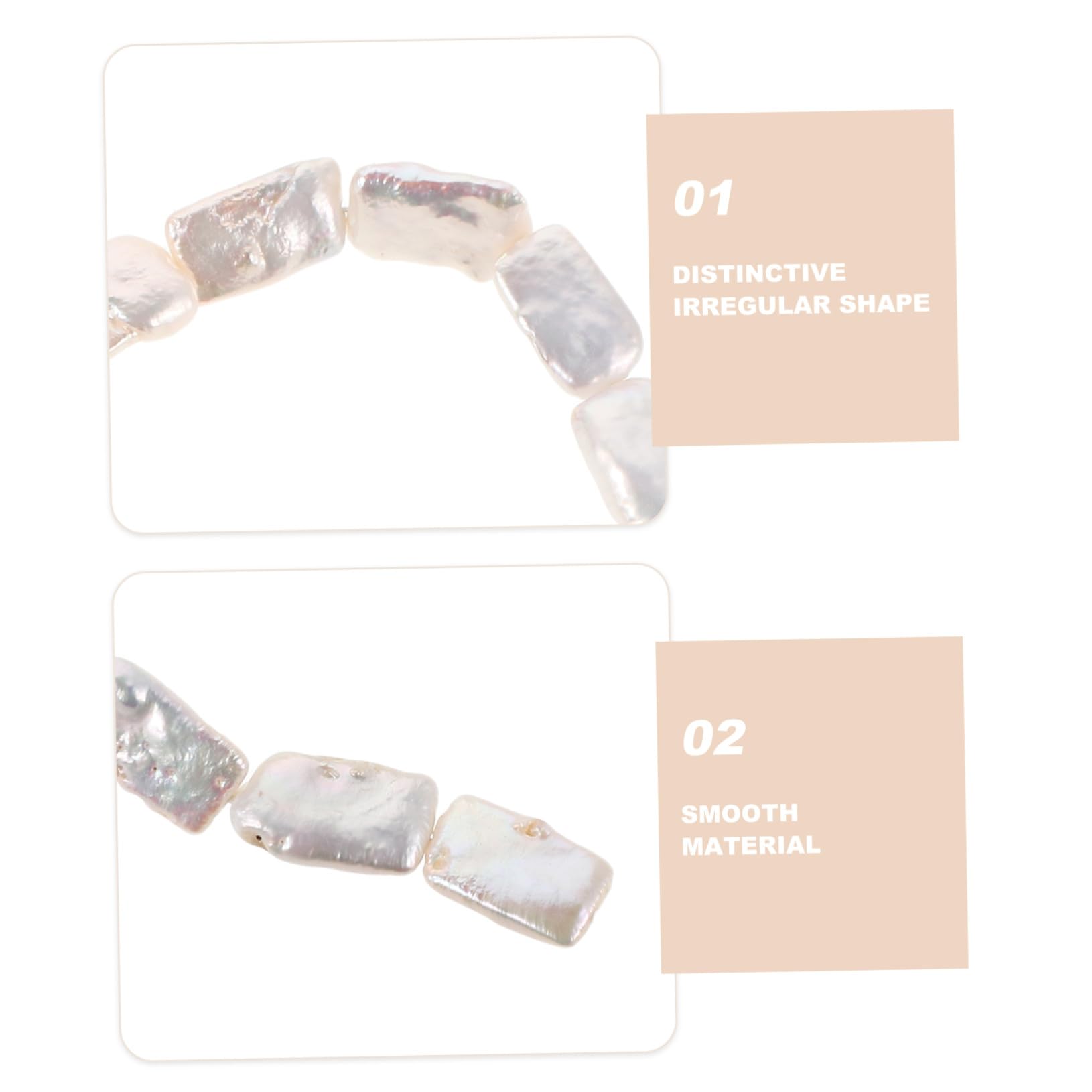 Angoily Perlas Barrocas Naturales de Agua Dulce para Hacer Joyas Espaciadores Sueltos Irregulares para Collares Pulseras y Pendientes de Bricolaje por Serial