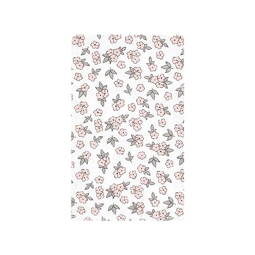 Image of Hudson Baby Unisex Baby Cotton Poly Flannel Burp Cloths, Wild Forest Pink 10-Pack, One Size