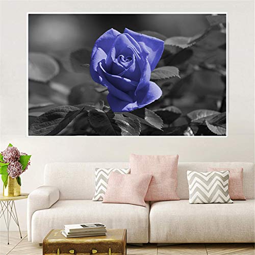 Impressions d'art mural pour salon moderne et café chic affiche fleurs sans cadre 70x100cm