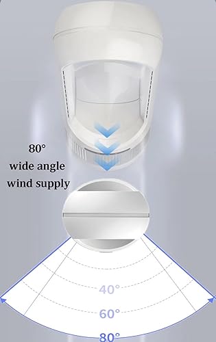 Miniatura 4 de Ventilador de torre sin aspas, ventilador eléctrico de enfriamiento de mesa para el hogar, ventilador de torre remoto para el hogar, ventilador de
