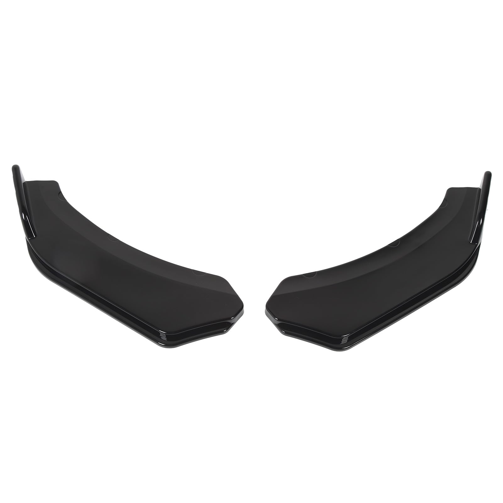 Splitter Przedniego Zderzaka 56 Cm Błyszcząca Czarna Osłona ABS