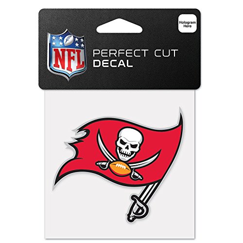 Wincraft NFL Tampa Bay Buccaneers 63095014 Perfect Cut Color Decal, 4
