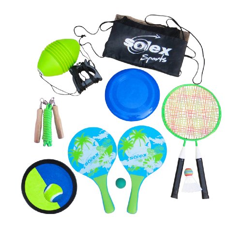  Solex 44332 Ensemble de Jeux de Plage 6 en 1 M...