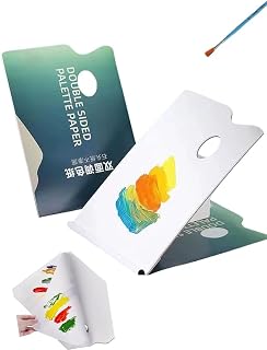 Double-Sided Palette Paper Pad - 30 Disposable, Paint Palette,Tear-Off Sheets for Easy Paint Mixing.Palettes for Oil, Acrylic, and Watercolor. ((18in*12in) x3)