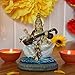 alikiki Indian Gifts Item Saraswati Statue - 5.5”H Saraswati Puja Diwali Gifts Pooja Vasant Panchami Home Office Temple Mandir Altar Yoga Studio Meditation Room Decor India Wedding Housewarming Gifts
