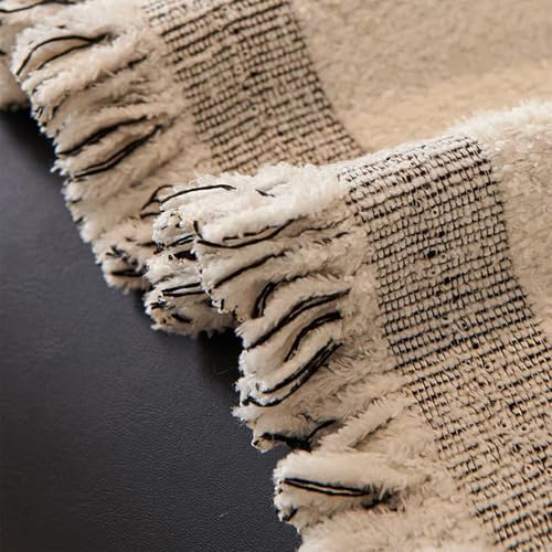 Jeté de canapé chenille style français vintage 180x230cm housse lavable - 4