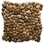 Mini Polished Amber Pebble Tile: Eco-Friendly Glue with Mesh Backing for Shower Floors, Bathrooms, and Other Areas - 12x12 Sheet