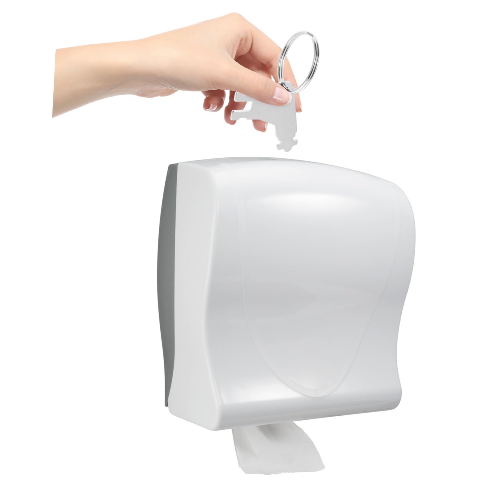 MUSISALY 5 Sets Toilet Paper Dispenser Paper Towel Dispenser Universal Dispenser Key Paper Dispenser Key Toilet Paper Key Commercial Toilet Dispenser Key Silver Stainless Steel