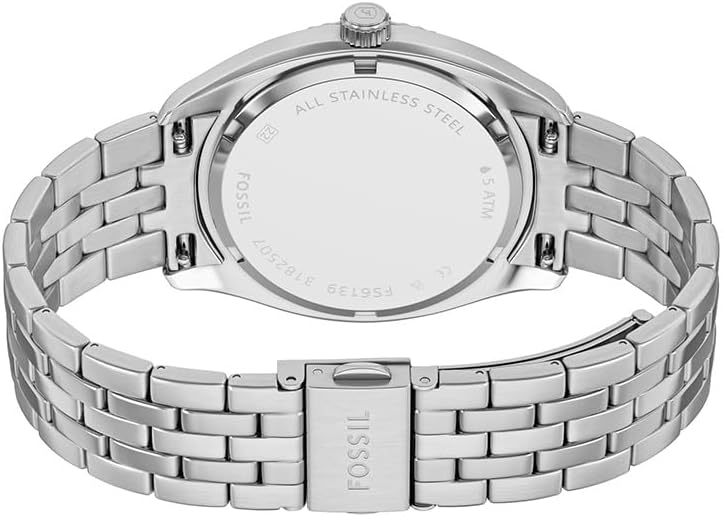 Fossil Women's Watch, Carlie Quartz Stainless Steel Three-Hand Watch for Women