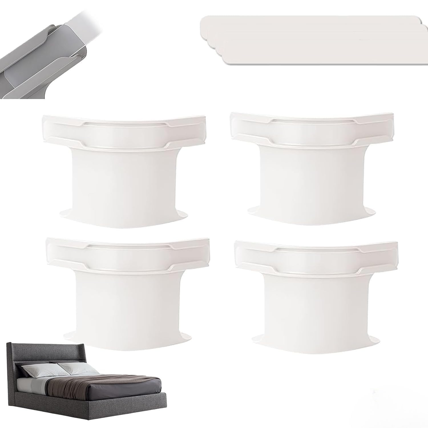 VPGS Bed Sheet Holder, Bed Sheet Holder with Locks Strips, Bed Corner Sheets Grippers, Keeps Sheets Firm and Taut, Non-Slip Clips, Mattress Ties for High Mattress Sizes-picture-14