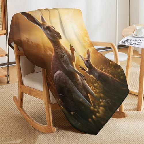 Manta de canguro acogedora para acampada exterior y tardes de sofá 5