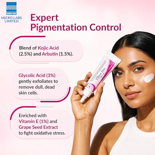 Image of Kojivit Plus Skin Brightening Gel | Depigmenting Formula for Hyperpigmentation, Melasma & Uneven Skin Tone with Kojic Acid, Arbutin, Glycolic Acid & Vitamin E | 15g