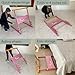 Booty Kicker Portable Folding Exercise Bar for Barre, Balance and Ballet Home Workouts, Strong Freestanding Stable Design