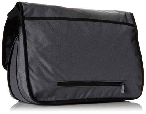 Manhattan Portage Europa Bag (Lg) Grey With Adjustable Strap Water Resistant Zippered Compartment 1000D Cordura For Work College Travel School #TOP1