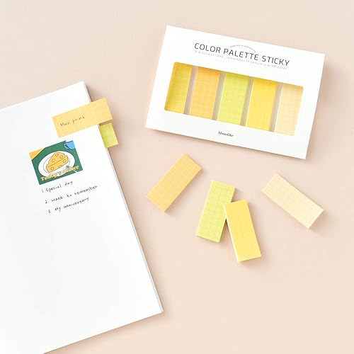 Miniatura 4 de Monolike Paleta de colores de rejilla adhesiva 500 C Set 4p - Bloc de notas autoadhesivo 30 hojas