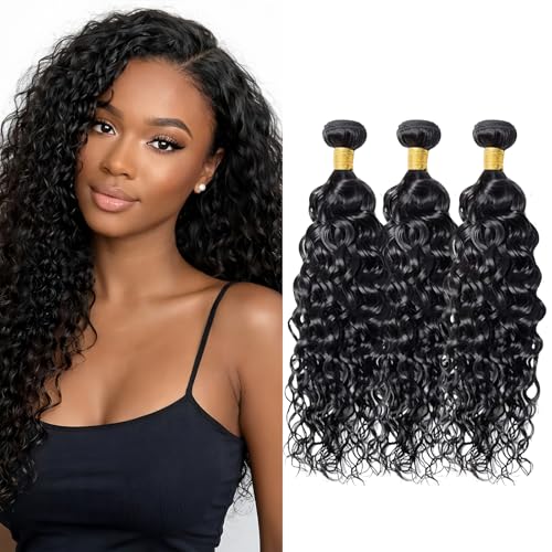 12A Jerry Curly Human Hair Bundles 24 26 28 Inch Brazilian Virgin Human Hair Unprocessed Raw Remy Curly Weave Natural Color 3 Bundle Set for Women