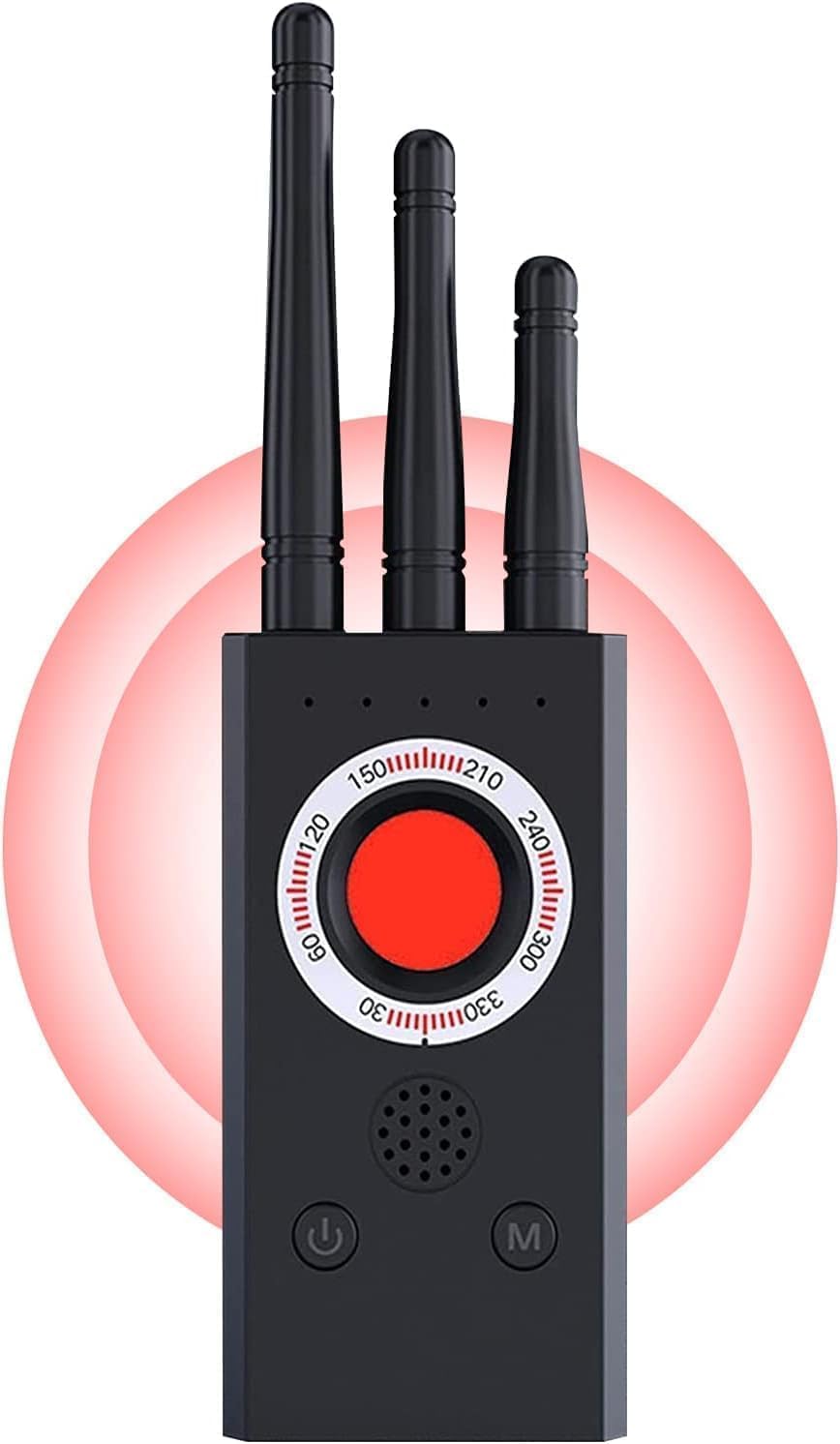 YGCXXIN Hidden Camera Detector for Travel, 2025 Upgraded Spy Camera Detector, Hidden Device Finder, Wireless Signal Scanner for Office, 5 Levels Sensitivity 4 Modes, 25H Working Time