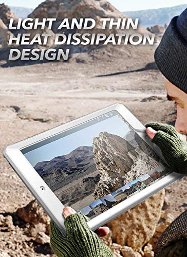 Image of SUPCASE Designed for iPad 10.2 2019 Case, [Unicorn Beetle Pro Series] with Built-in Screen Protector and Dual Layer Full Body Rugged Protective Case for iPad 7th Generation (White)