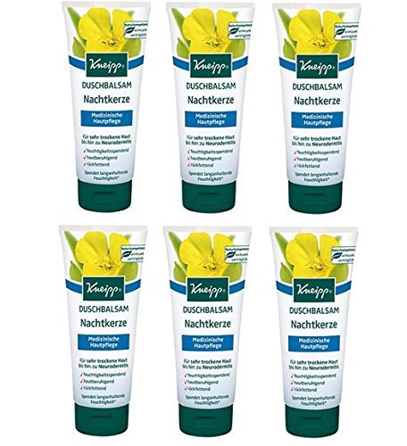 Kneipp Duschbalsam 200ml Nachtkerze, 6er Pack (6 x 200 ml)